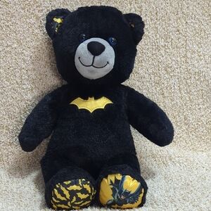 DC Comics Build a Bear Workshop Batman Teddy Bear Stuffed Plush 15" - He Talks!